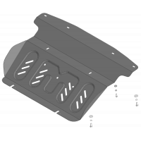 Защита Радиатора MOTODOR для JAC T6 2018-, Сталь 2 мм - Арт. 78308