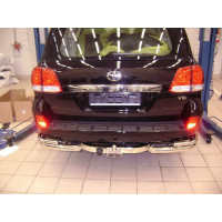 Фаркоп BALTEX на TOYOTA Land Cruiser 200 2007–  Арт. Y-20F (фаркоп с нерж. накладкой + фонарь заднего хода)