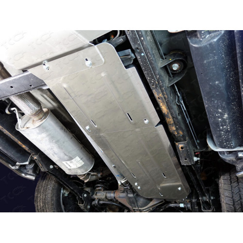 Защита Топливного бака ТСС для Cadillac Escalade 2014-2020 (IV), Алюминий 4 мм - Арт. ZKTCC00196
